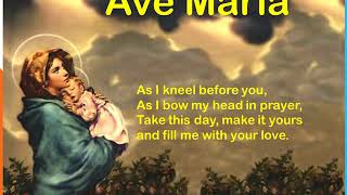 Ave Maria Gratia Plena (English Lyrics)