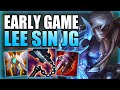 HOW TO PLAY LEE SIN JUNGLE & TAKE OVER EARLY GAME IN S12! - Best Build/Runes Guide League of Legends
