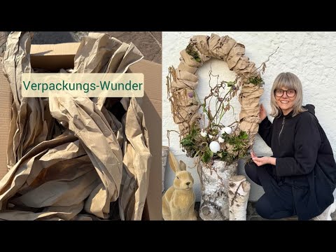 Verpackungs-Wunder: Ein riesiges Osterei aus Papier🌸