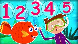 12345 Once I Caught A Fish Alive | Kid Songs | Plus Lots More Popular Nursery Rhymes for Kids
