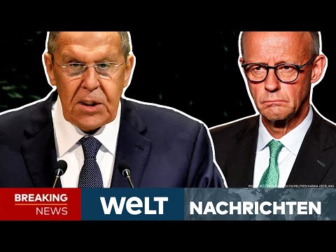 Video Thumbnail: PUTINS KRIEG: "Sehr gefährlich!" Heftiger Vorwurf! Plötzlich attackiert Lawrow Merz direkt! I LIVE