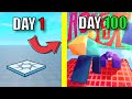 I Spent 100 Days Making My First Roblox Game