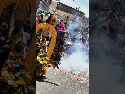 Recibimiento al Patrón San Agustín.  Sumpango Sacatepéquez.