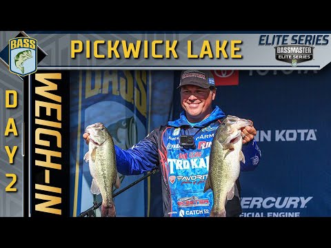 2021 Bassmaster Elite at Pickwick Lake, AL - Day 2 Weigh-In