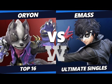ULTIMATE WANTED 3 Top 16 - Oryon (Wolf) Vs. eMass (Joker) SSBU Ultimate Tournament