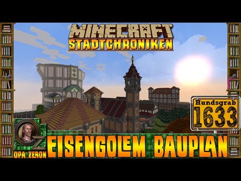 MINECRAFT Stadtchroniken [#1633] Eisengolem Bauplan [HD+Deutsch]