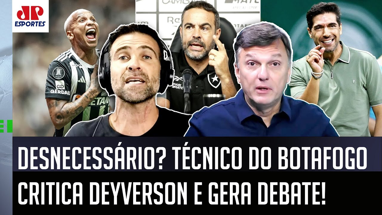 "PELO AMOR DE DEUS! ME IMPRESSIONA como..." POLÊMICA com Deyverson antes de Palmeiras x Botafogo?