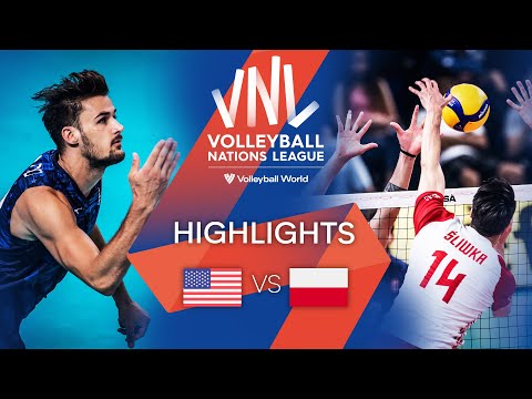 🇺🇸 USA vs. 🇵🇱 POL - Highlights Week 2 | Men's VNL 2022