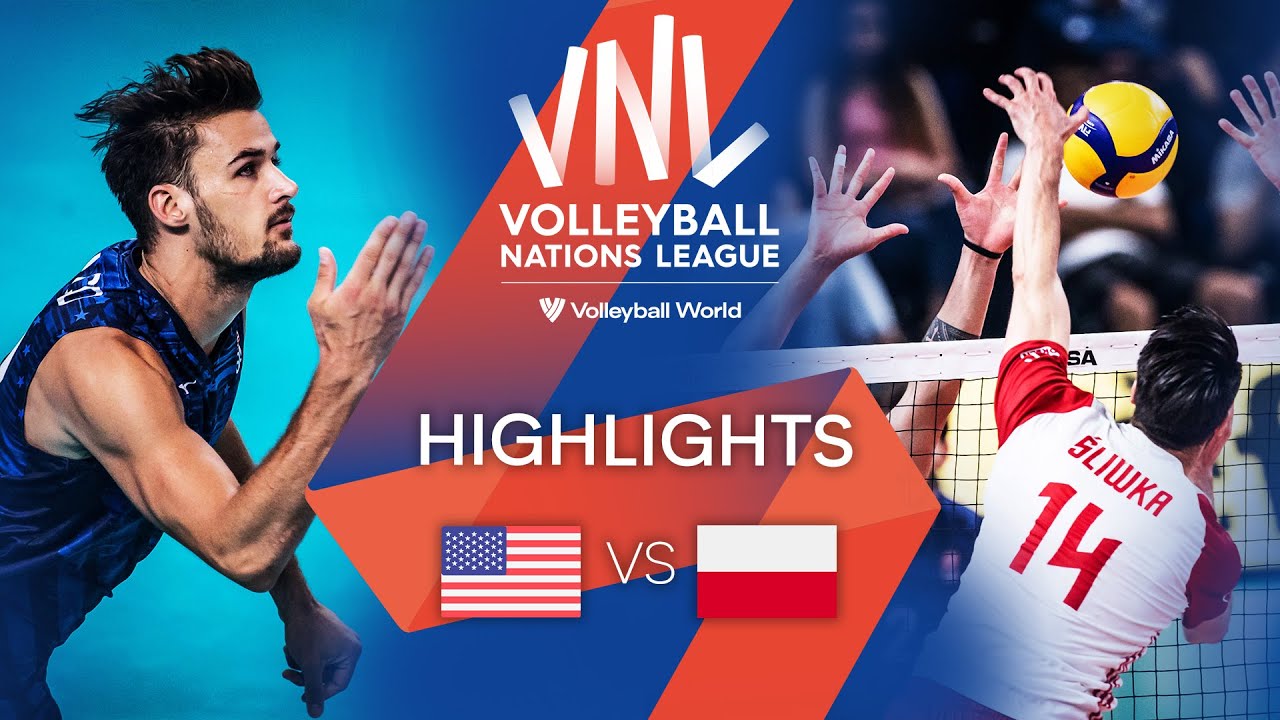 ???? USA vs. ???? POL - Highlights Week 2 | Men's VNL 2022