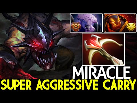 MIRACLE [Lifestealer] Aggressive Carry VS Pro Ember Spirit Hard Game Dota 2