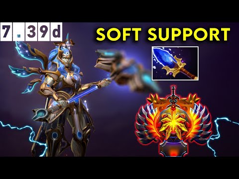 Dawnbreaker Immortal Soft Support - Dota 2 Patch 7.39d Pro Pub Gameplay