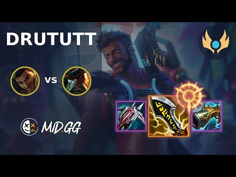 MID.GG: [ drututt ] Akshan TOP vs Gangplank | EUW CHALLENGER | LOL Season 2024