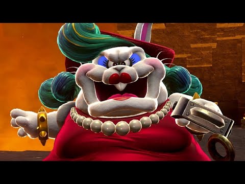 Super Mario Odyssey Movie Walkthrough Part 12 - Bowser's Moon Wedding (Moon Kingdom)