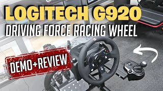 LOGITECH G920 Driving Force Racing Wheel DEMO + REVIEW!