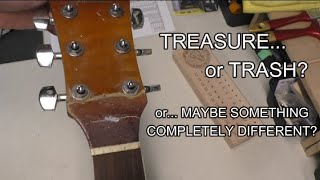 Trash or Treasure? Can this Guitar be Saved or Transformed into an Octave Mandolin?