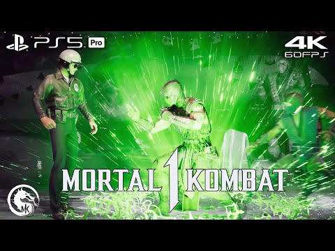 Mortal Kombat 1 – T-1000 vs Reptile Shujinko Kameo Fighter (PS5Pro 4K60FPS) MK1 Khaos Reigns