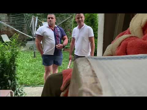 Marius Maxim (sotul lui Diana Palotas) in actiune de intimidare impreuna cu Haiduc Catalin Marian.