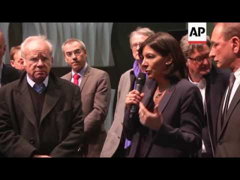 Unveiling of new glass roof over Les Halles site