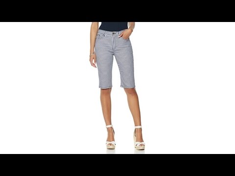 DG2 by Diane Gilman SuperStretch Lite Gingham Short