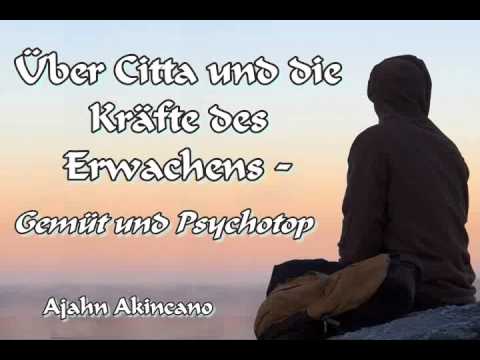 Über Citta und die Kräfte des Erwachens - Gemüt und Psychotop - Ajahn Akincano