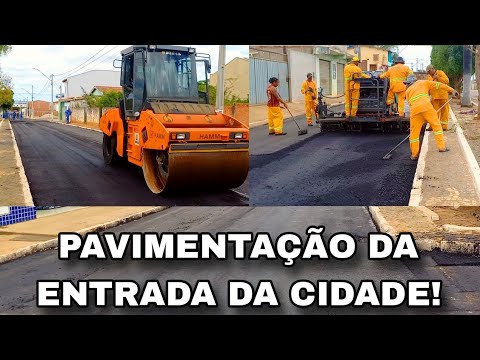 PAVIMENTAÇÃO DA ENTRADA DA CIDADE DE NOVA REDENÇÃO - BAHIA 