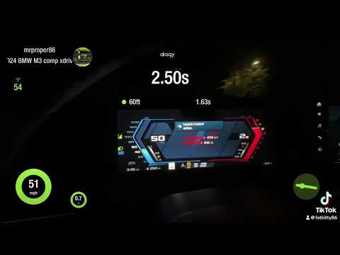 Stock G80 BMW m3 comp xdrive  0-60