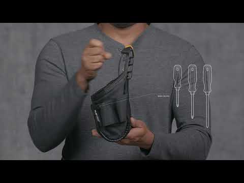 ToughBuilt® Belt Utility Tradesman Pouch + Hammer Loop