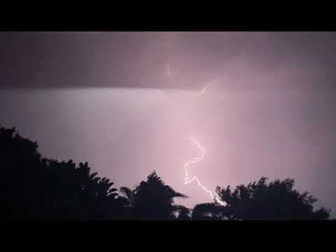 Incredible thunderstorm and lightning Hartbeespoort, South Africa, March 2023