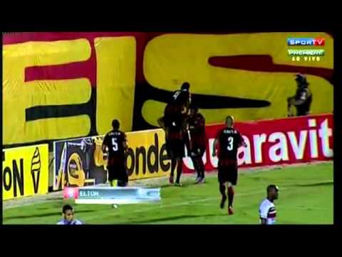 Vitória 2 x 1 Santa Cruz - Gols de Escudero e Elton e Luizinho