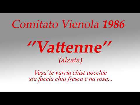 Comitato da Vienola, anno 1986 - Vattenne