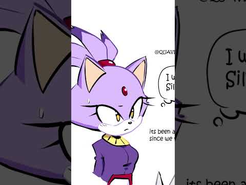Blaze's Two Boyfriends💜(SONAZE COMIC DUB) #sonaze #sonicthehedgehog #comicdub #shorts #silvaze#ship