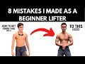 8 Mistakes I Used to Make as a Beginner Lifter