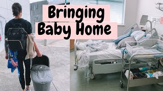 BRINGING MY BABY HOME + MY HOSPITAL ROOM | Vlog | New Zealand Hospital