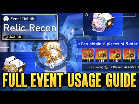 How To OPTIMALLY Use Relic Recon (Avoid RUINING Your Odds Like Me!) (Honkai: Star Rail 3.7 Guide)