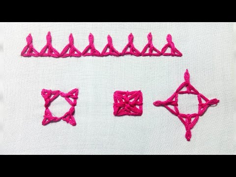 Edging Stitch Scattered Flowers ||  Basic Embroidery || Hand Embroidery by Mahrukh Embroidery