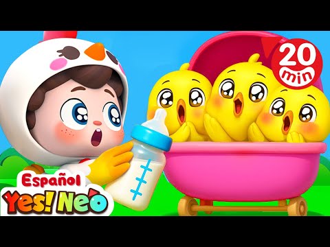 Los Pollitos Dicen Pío Pío🐣| Canción de la Granja | Yes! Neo - Canciones y Caricaturas para Niños