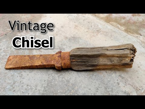 Vintage Tool Restoration | Rusty Old Chisel Razor Sharp