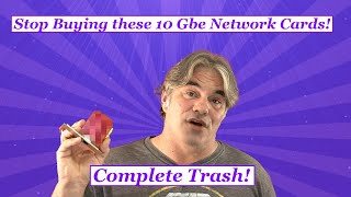 The 10 Gbe Network Adapter Problem- Home Lab Networking