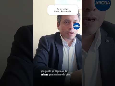 ⛏️📌 Royer Nilton Castro Rementería aborda la minería ilegal, informal y formal en Puerto Inca