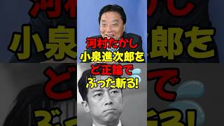 河村たかし、小泉進次郎をど正論でぶった斬る! #政治 #税金 #自民党 #財務省 #小泉進次郎 #河村たかし