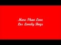 More Than Love (Más Que Amor) - Los Lonely Boys (Lyrics - Letra)