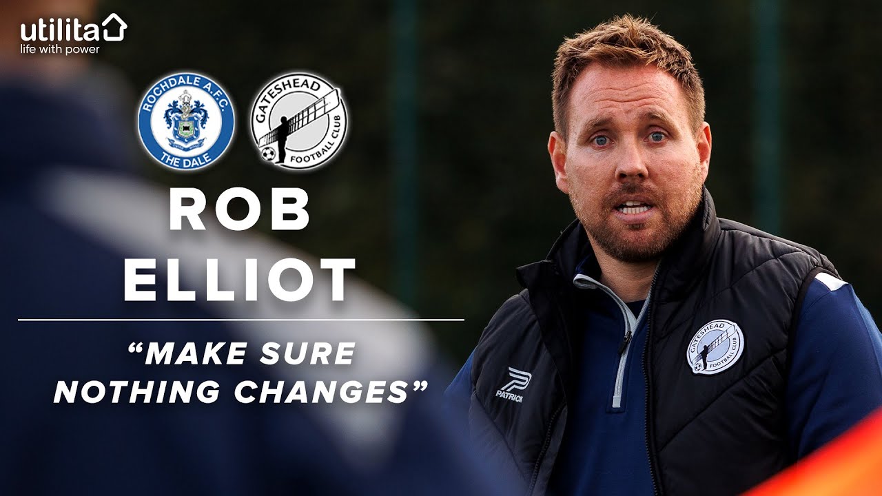 “Make sure nothing changes” 😤 | Rob Elliot pre-Rochdale (A) | INTERVIEW