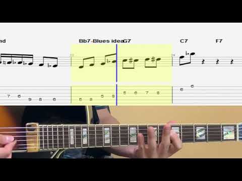The Blues Walk - Bb Jazz Blues Etude + Melody