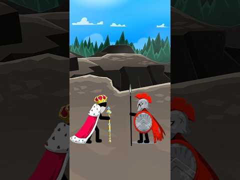 General Atreyos vs King Zarek fight | Stick War Legacy #stickwar3 #short