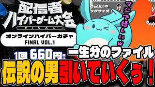 ハイパーゲーム大会ガチャで「伝説の男」を神引きするすもも