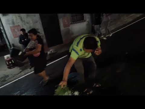 alotenango Alfombras elaboradas con flores, frutas, hojas de pino y pétalos de rosa