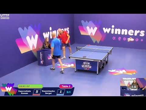 WINners CUP table 2  09.09  Zaporozhets Roman - Reznichenko Sergei 21:00