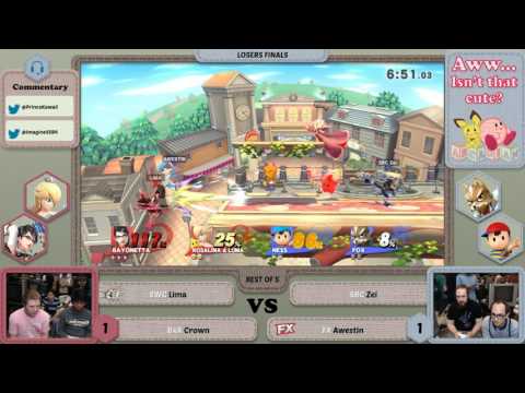 AITC 4 - Lima + Crown vs Awestin + Zei - Losers Finals Smash 4