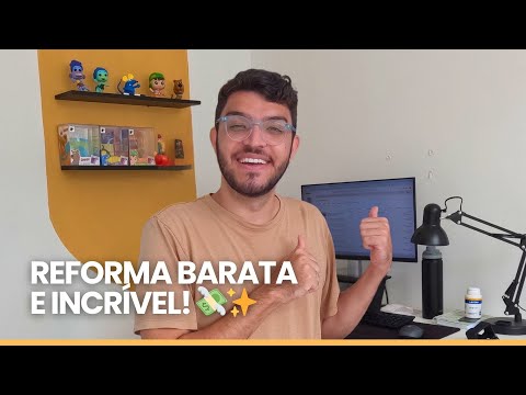 Reforma do escritório com pouco dinheiro | Parte 01