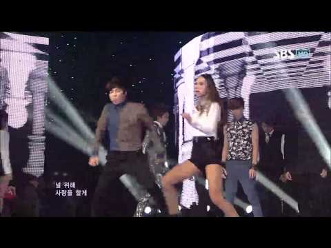 U-KISS [Stop Girl] @SBS Inkigayo Popular song 20121014
